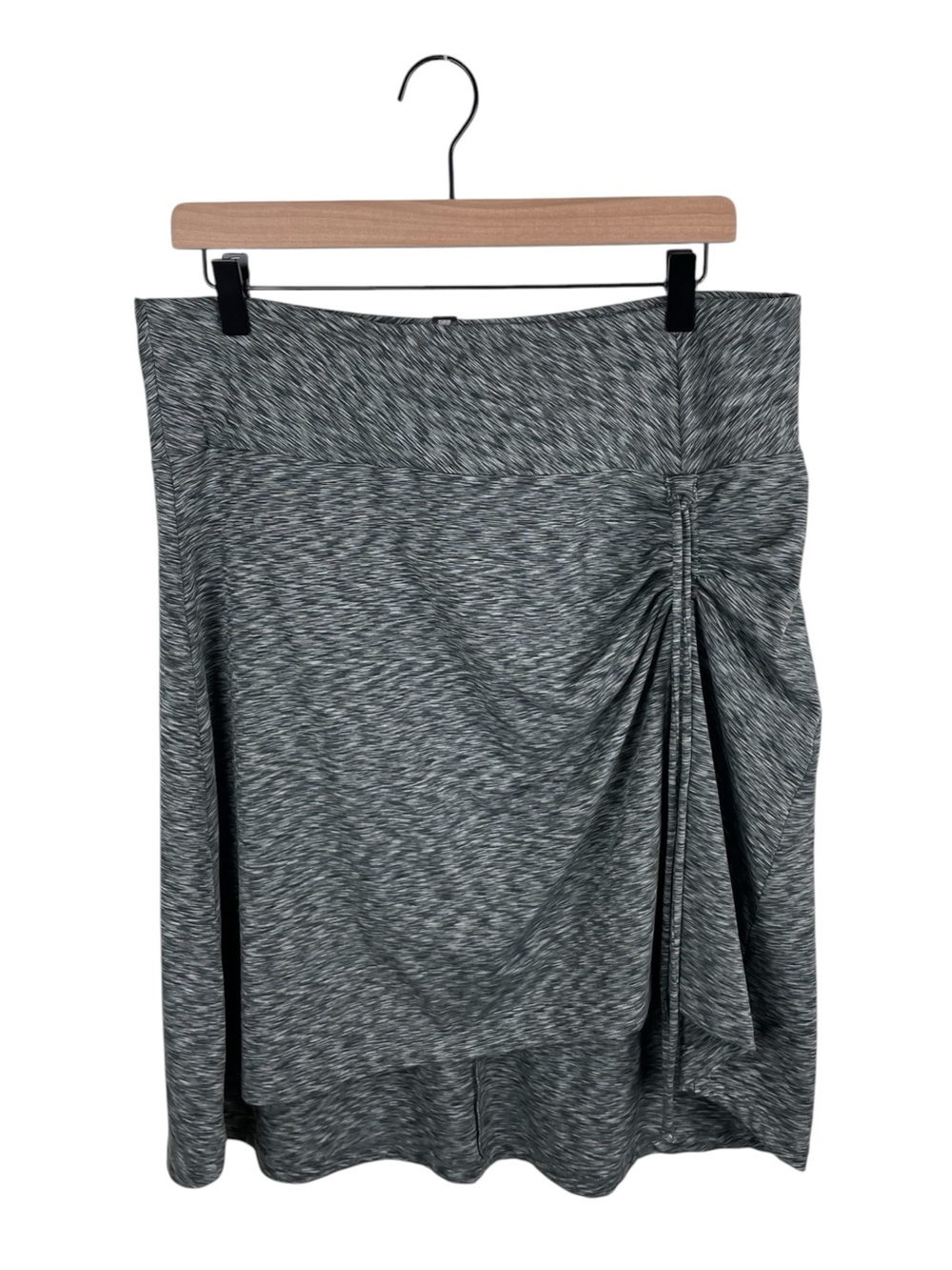The North Face Cypress Skirt Size Large High Low Pache Grey Space Dye Gorpcore